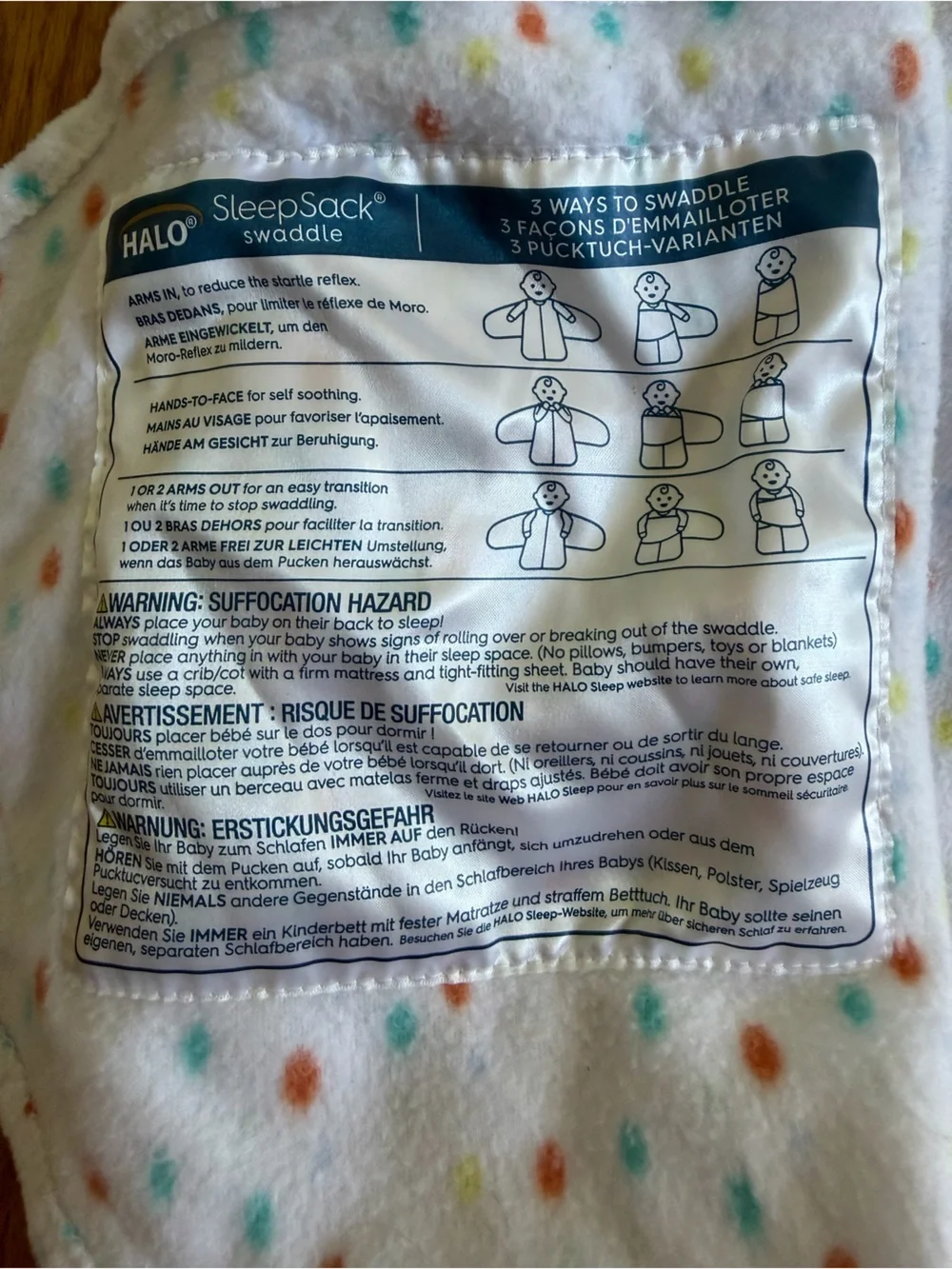 Halo sleep sack